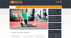 Desktop Screenshot of horizonphysicaltherapy.com
